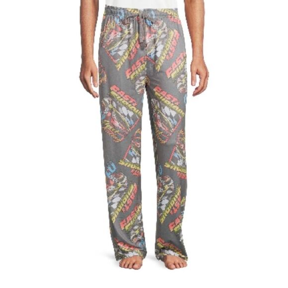 Mens Fast & Furious Logo Sleep Pajama Lounge Pants Size S - Picture 2 of 5